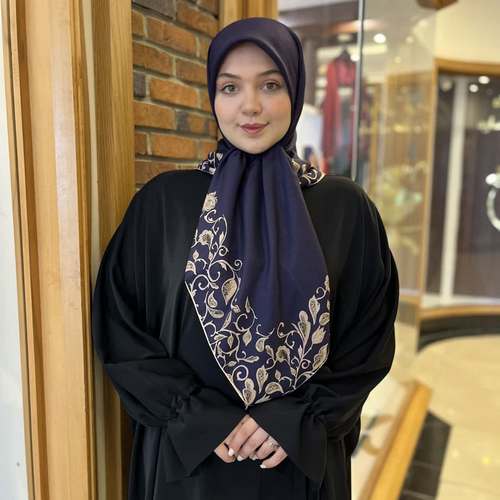 روسری نخی طرحدار قواره متوسط