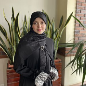 روسری ساتن ژاکارد