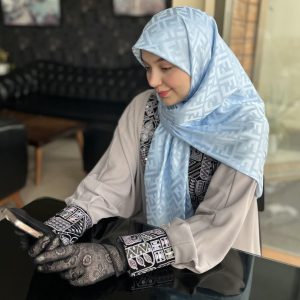 روسری ساتن مجلسی